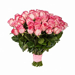 Букет из 101 розы Джамиля (двухцветная) 60 см