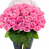 Букет из 25 роз Аква (розовая) 50 см