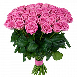 Букет из 51 розы Аква (розовая) 50 см