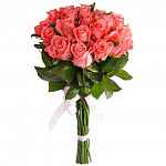 Роза Карина (персиково-розовая) 80 см