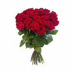 Букет из 15 розы Ред Наоми (бордовая) 70 см