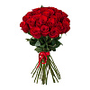 Букет из 25 роз Гран При (красный) 70 см
