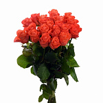 Букет из 25 роз Вау (оранжевая) 70 см
