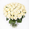 Букет из 45 роз Аваланж (белая) 70 см